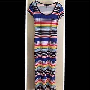 Derek heart stripe maxi dress